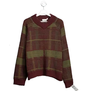 Sisters & Seekers Multicoloured Hometown Check Knit Sweater UK S