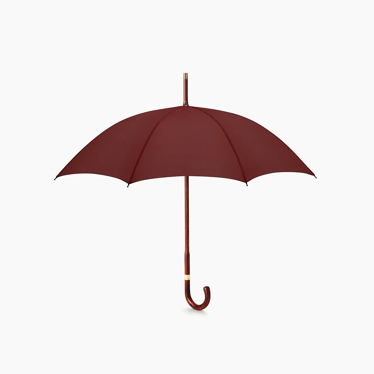 Stripped Cherry Umbrella for Women - Burgundy