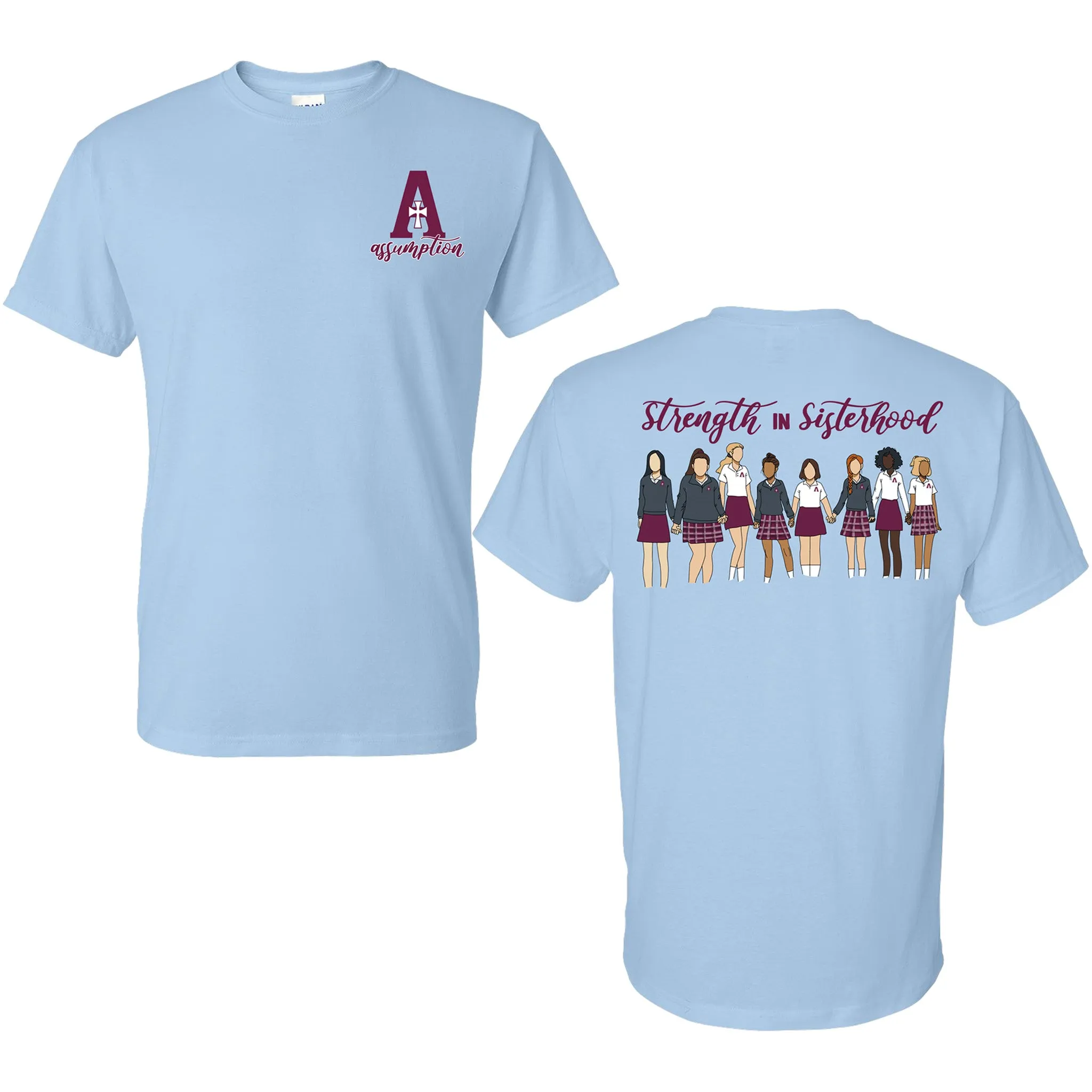 T-shirt - Blue - AHS Sisterhood