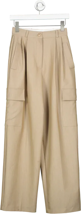 the frankie shop Nude Narci Cargo Pants UK XS