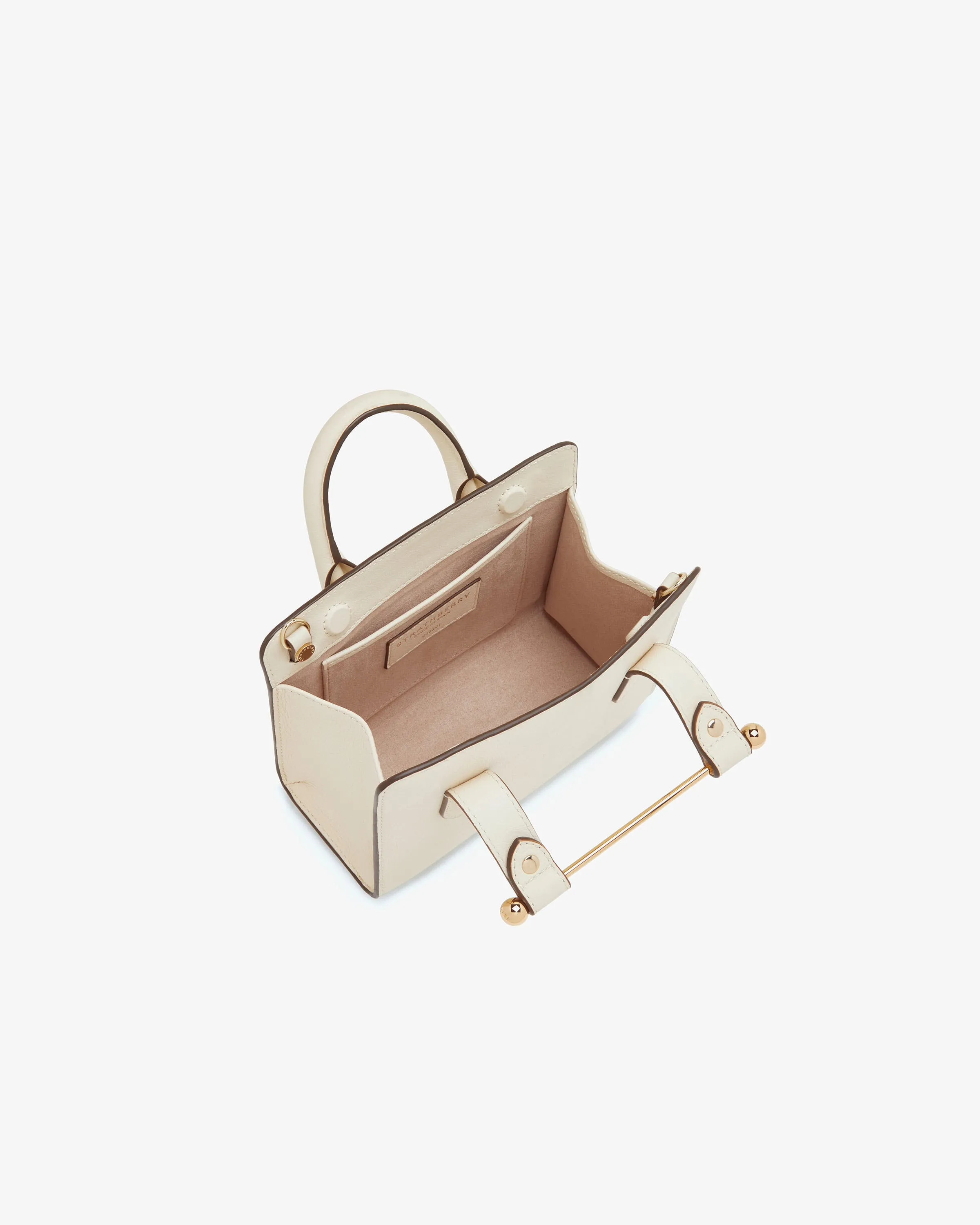 The Strathberry Nano Tote - Vanilla