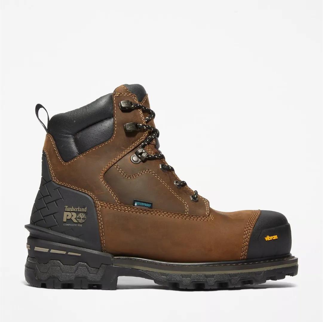 Timberland Pro Boondock HD 6" WP Comp Toe Work Boot -Brown- TB0A43GY214