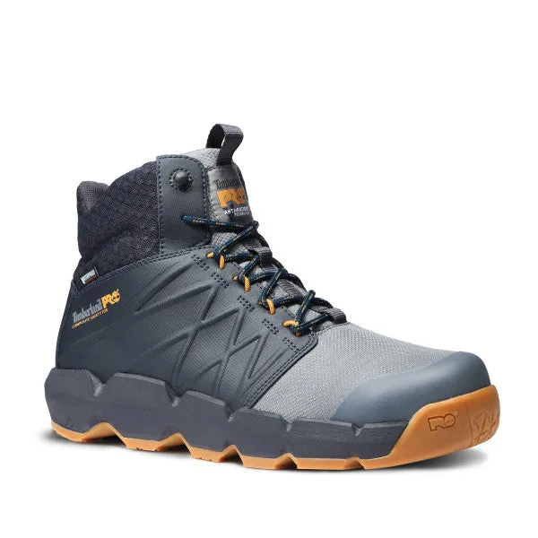 Timberland Pro Men's Morphix 6 Comp Toe WP Work Boot - Grey - TB1A5YFU065