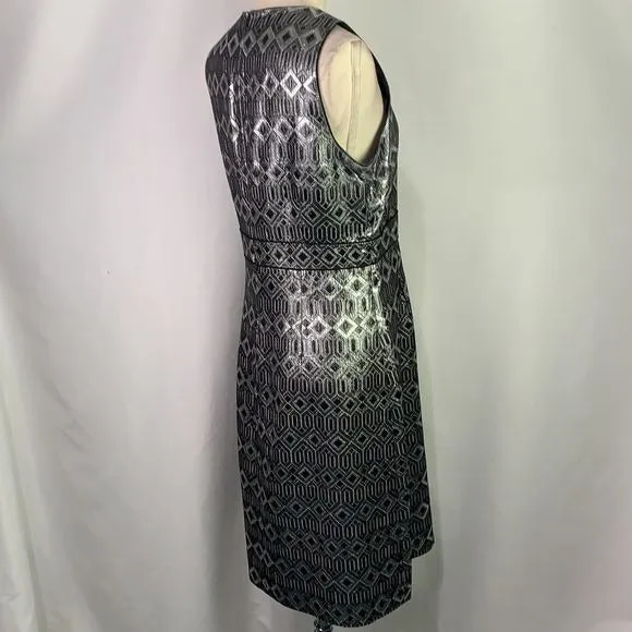 Tory Burchsilver print sheath dress