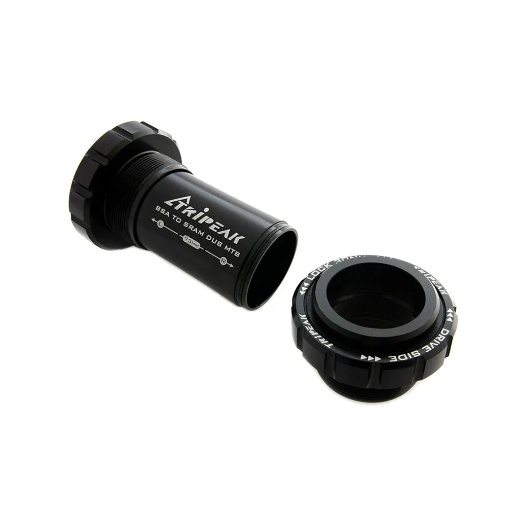 Tripeak BSA Threaded Bottom Bracket, SRAM DUB-MTB - 68/73mm - Black