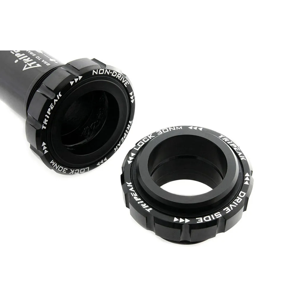 Tripeak BSA Threaded Bottom Bracket, SRAM DUB-MTB - 68/73mm - Black