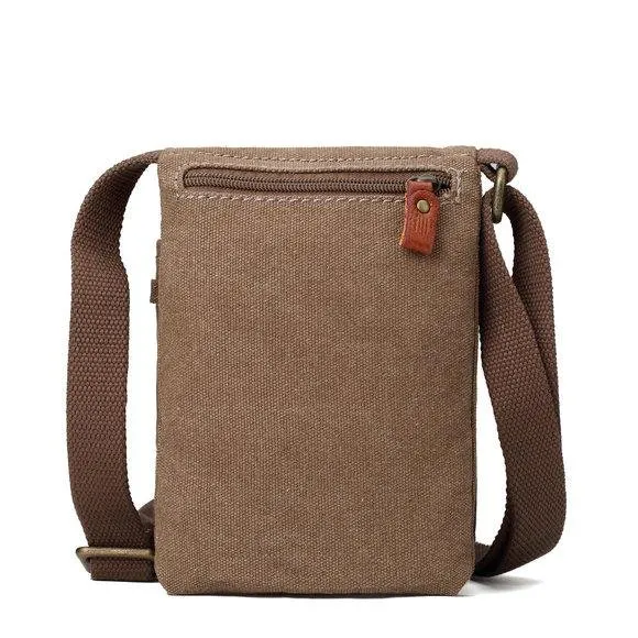 Troop London Classic Small Cross-Body Bag Brown