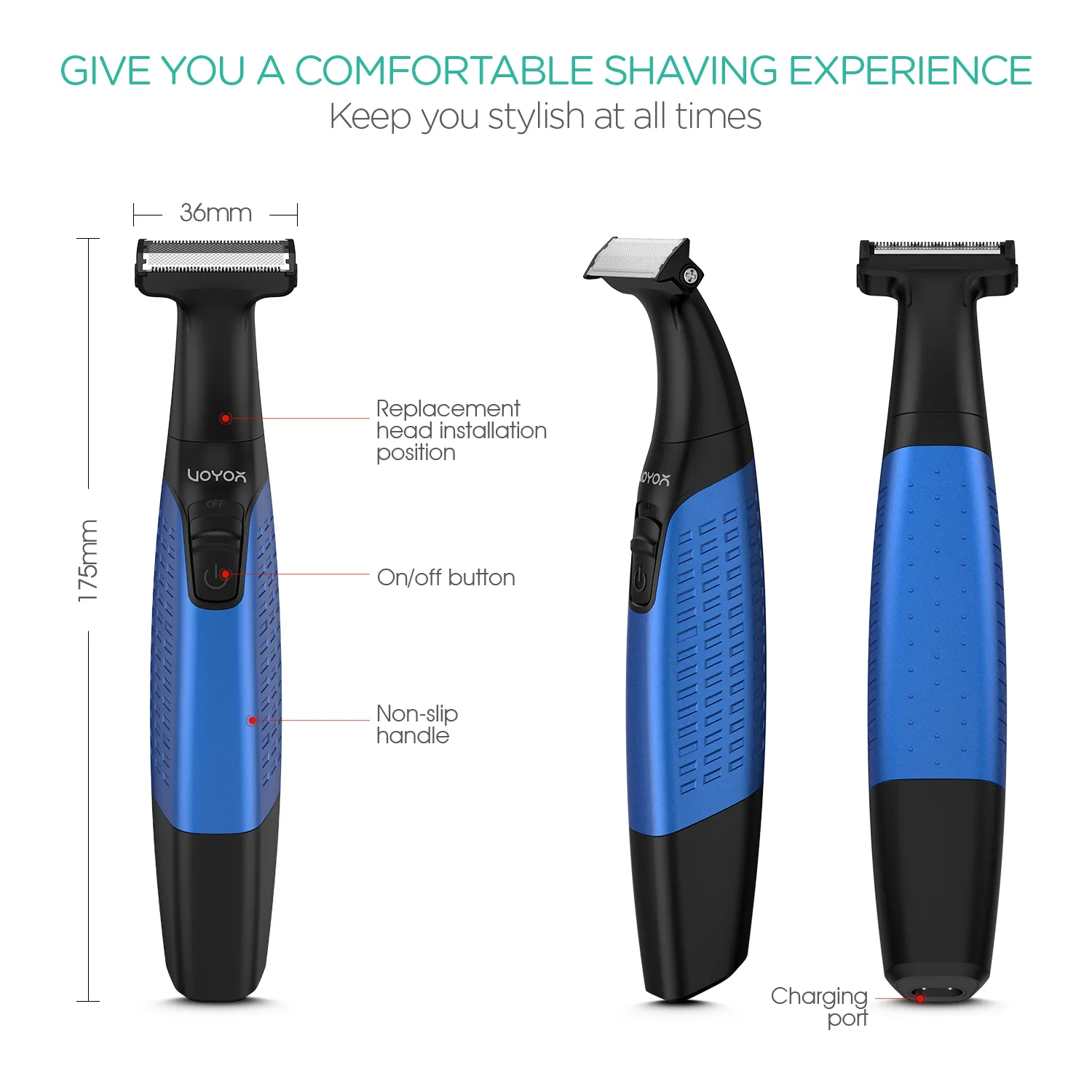 VOYOR Beard Trimmer for Men TX510