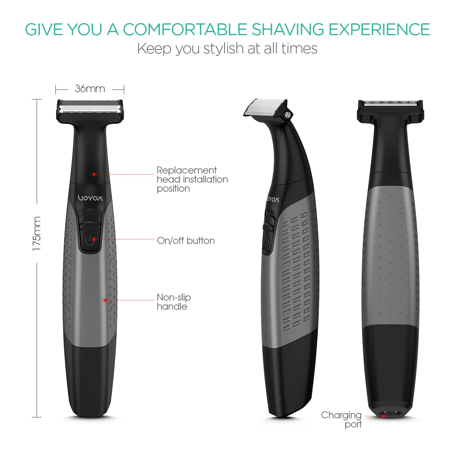 VOYOR Beard Trimmer for Men TX510