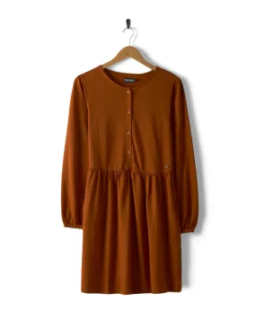 Winnie - Womens Dress - Dark Orange