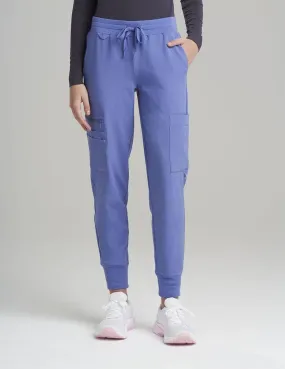 Womens 12-Pocket Scrub Jogger Pants