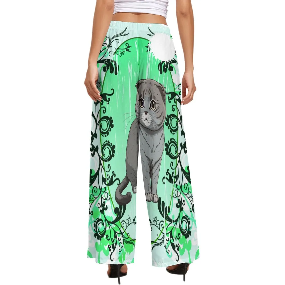 Women's Personalized Wide Leg Pants