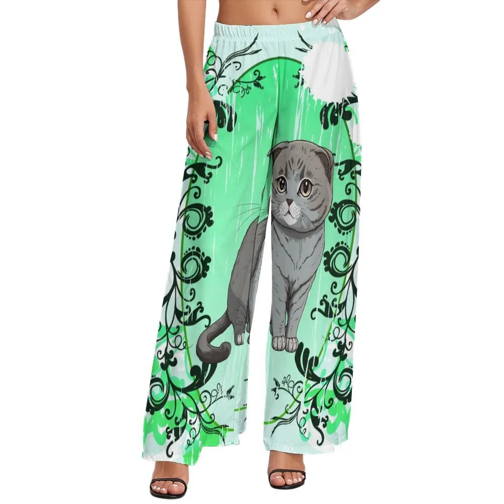 Women's Personalized Wide Leg Pants