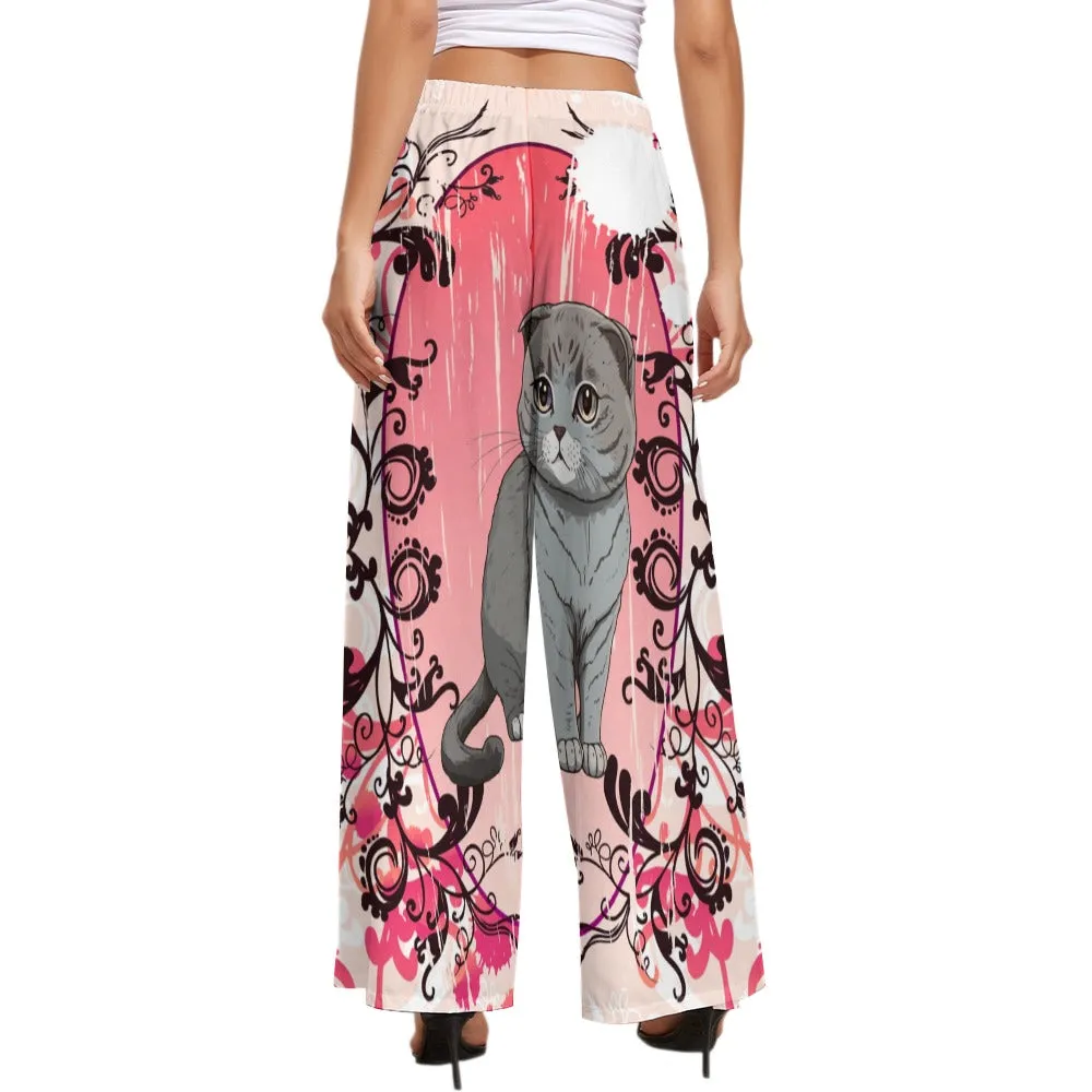 Women's Personalized Wide Leg Pants