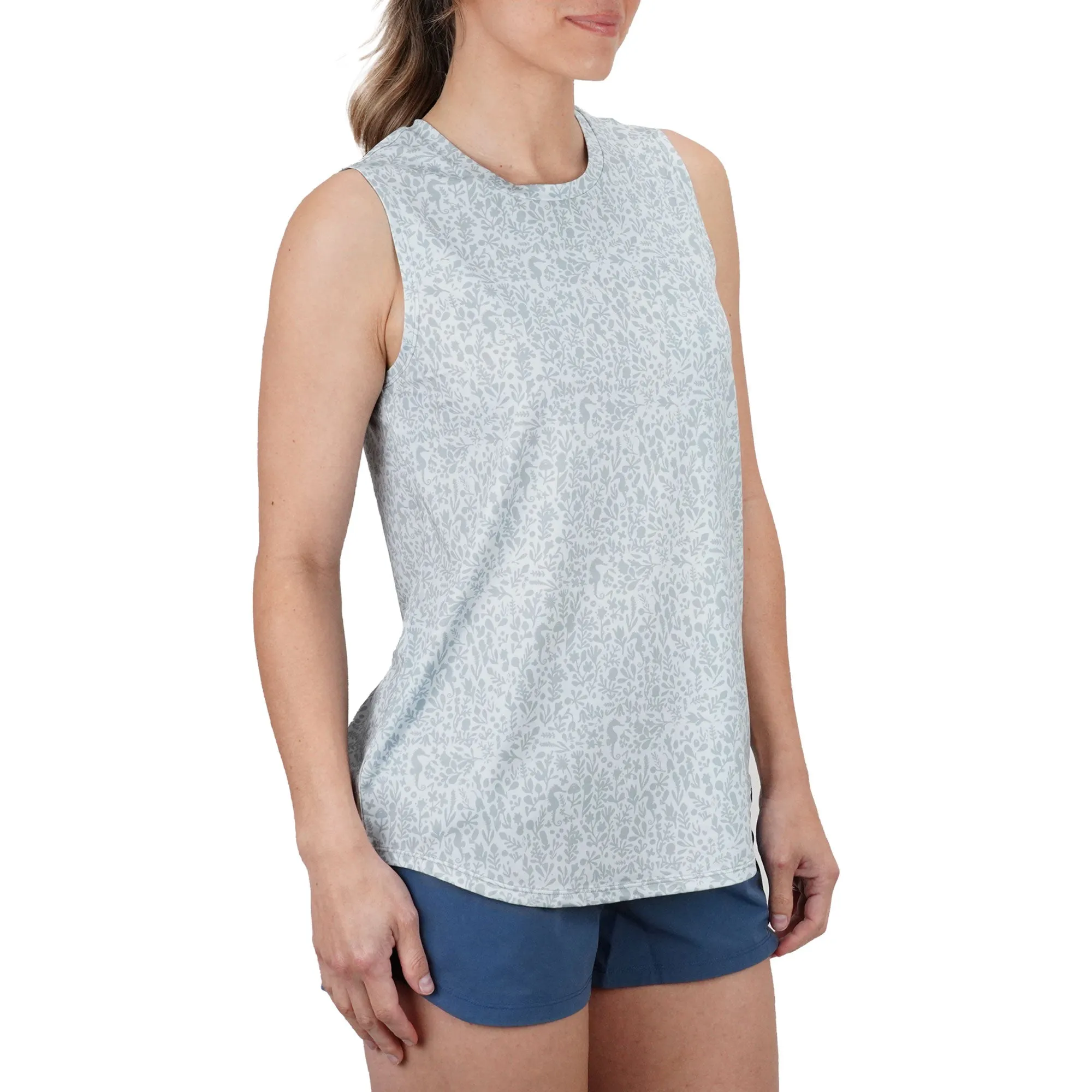 Women's Sandbar UVX Sun Protection Tank | Harbor Gray