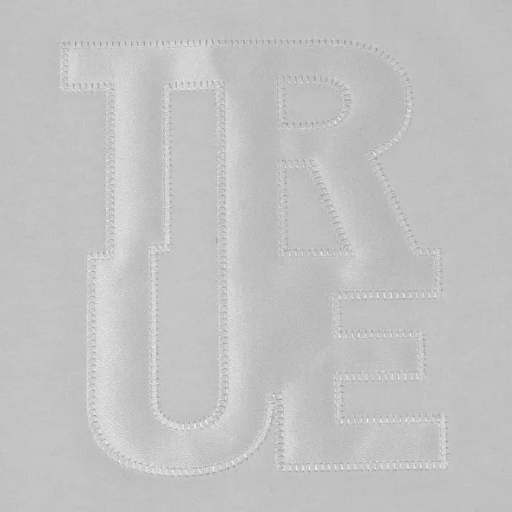 Womens True Logo Hoodie White