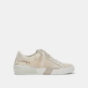 ZINA SNEAKERS NATURAL LINEN