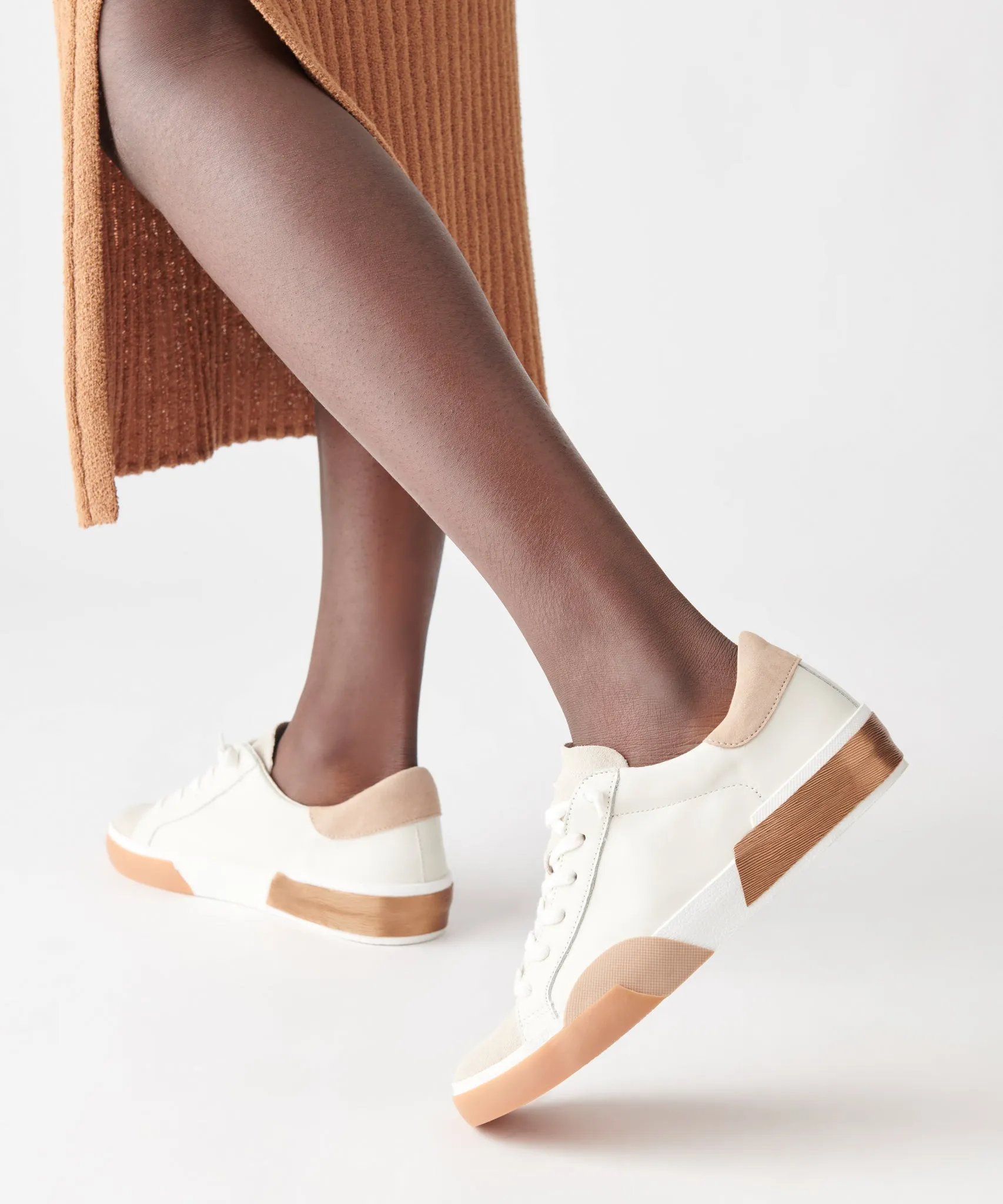 ZINA SNEAKERS WHITE TAN